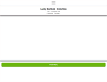 Tablet Screenshot of luckybamboocolumbia.com